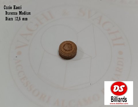 CUOIO ( NON ORIGINALE) DS BILLIARD KAORI MEDIUM DIAM.12,5 MM