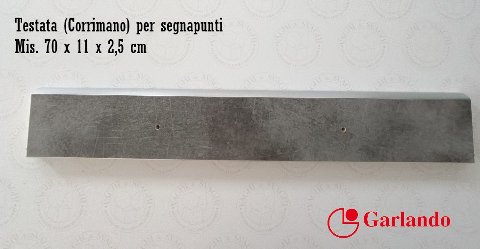 TESTATA (CORRIMANO) PER SEGNAPUNTI CM 115 X 70 GARLANDO MARACANA'