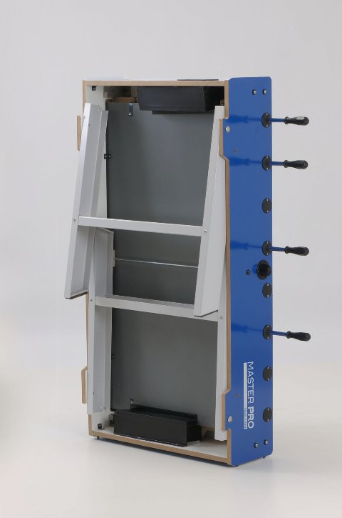 CALCIO BALILLA  (NUOVO CON GRAFFI) GARLANDO MASTER PRO WEATERPROOF ASTE RIENTRANTI