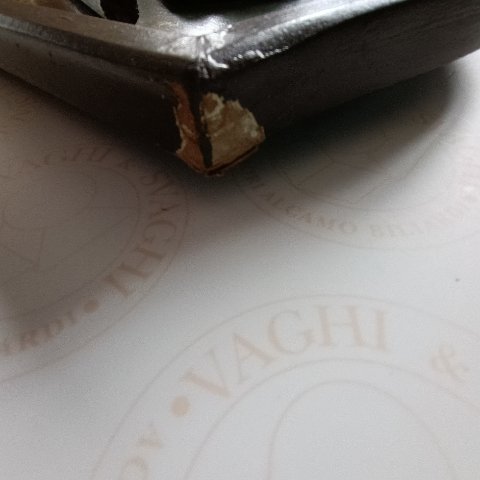 QUADRO IN LEGNO + OROLOGIO  BILLIARD ACADEMY PICCOLO DIFETTO