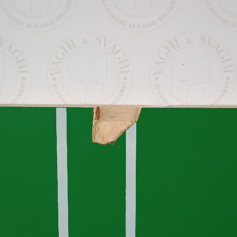 CAMPO GIOCO CON DIFETTO N° 4 GARLANDO IN LAMINATO MIS.1225 X 722 X 14 MM.
