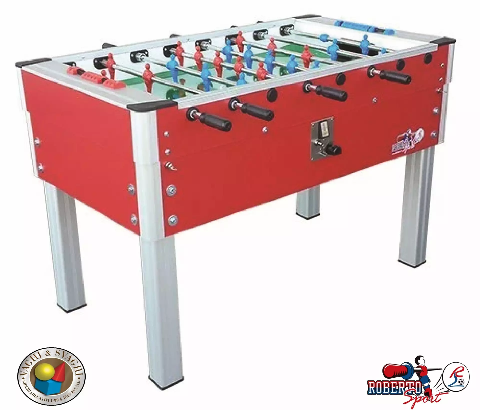 CALCIO BALILLA ROBERTO SPORT MODELLO NEW CAMP COLORE ROSSO