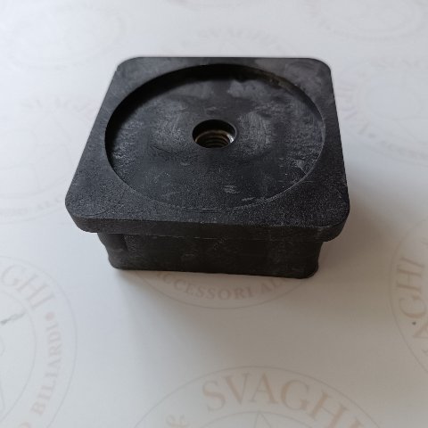 PUNTALE REGOLABILE ROBERTO SPORT PER GAMBA IN ALLUMINIO 80 X 80 MM.