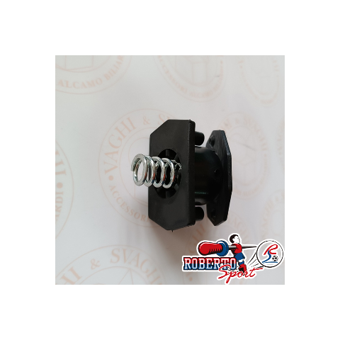 BOCCOLA OTTAGONALE CHIUSA ROBERTO SPORT CON MOLLA 10 X 45 MM.