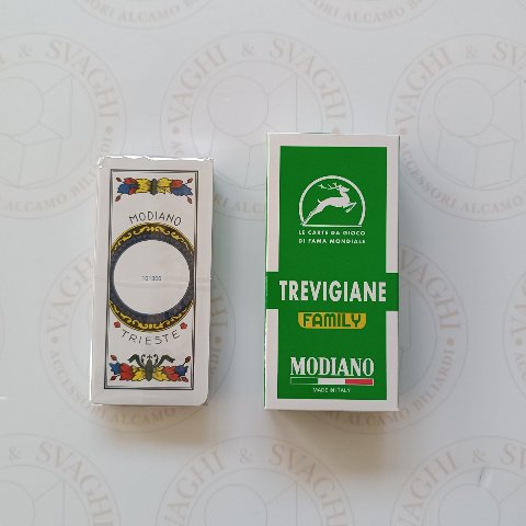 CARTE DA GIOCO MODIANO TREVIGIANE VERDE FAMILY