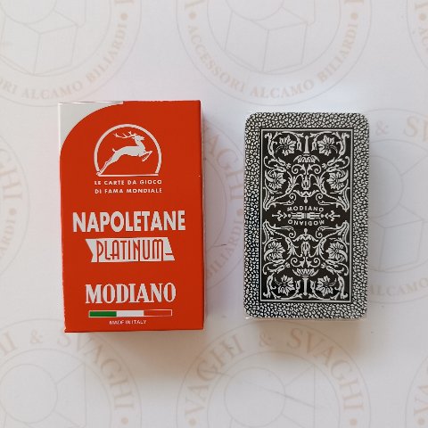 CARTE DA GIOCO NAPOLETANE MODIANO PLATINUM 100% PLASTICA