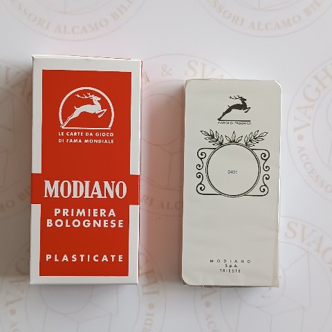 CARTE MODIANO PRIMIERA BOLOGNESE N.65 PLASTIFICATE