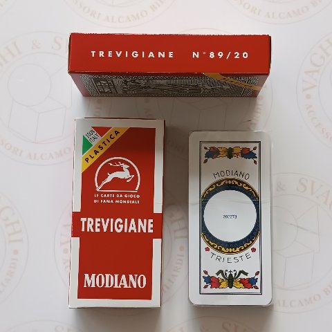 CARTE DA GIOCO MODIANO TREVIGIANE 100% PLASTICA