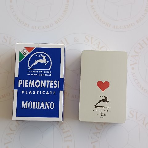 CARTE MODIANO PIEMONTESI PLASTICATE N. 54 CARTE