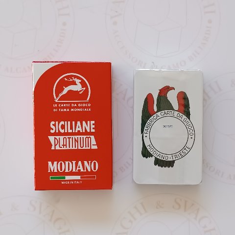 CARTE SICILIANE MODIANO PLATINUM  PLASTICA