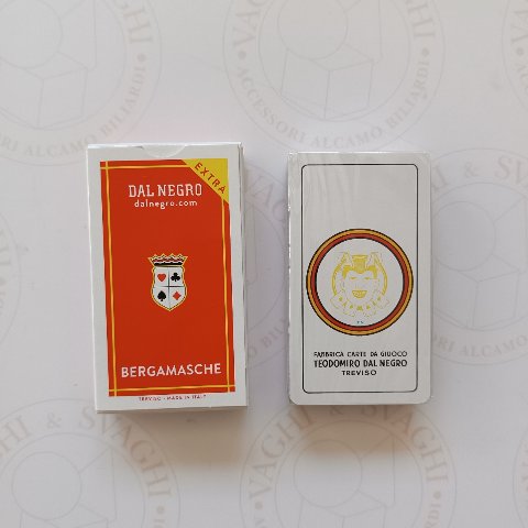 CARTE DA GIOCO DAL NEGRO BERGAMASCHE N. 94 EXTRA