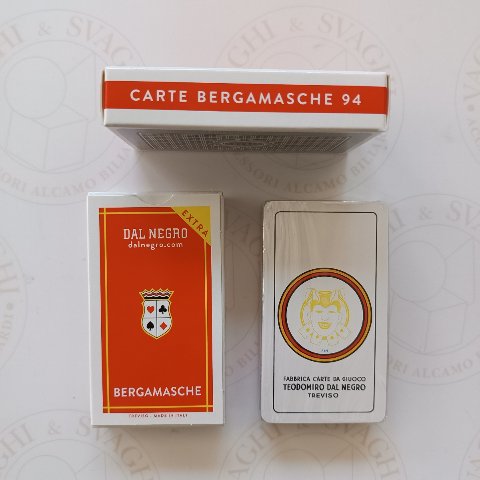 CARTE DA GIOCO DAL NEGRO BERGAMASCHE N. 94 EXTRA