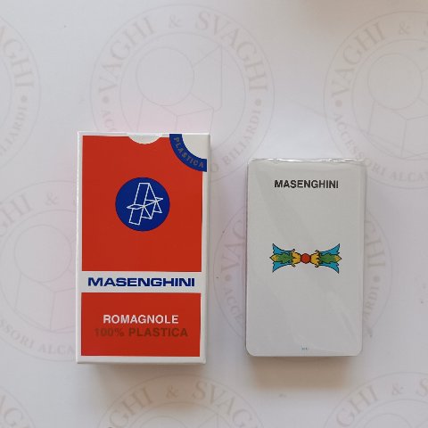 CARTE DA GIOCO MASENGHINI ROMAGNOLE N. 15 PLASTICA