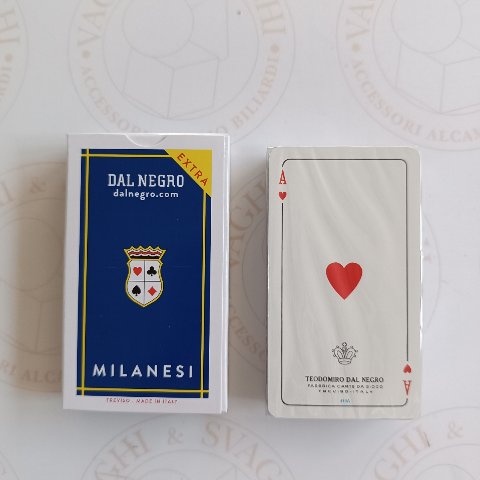 CARTE DA GIOCO DAL NEGRO MILANESI 45/S EXTRA