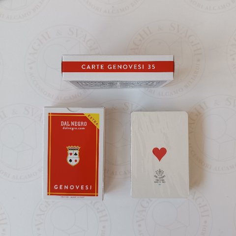 CARTE DA GIOCO DAL NEGRO GENOVESI DA 40 N. 35 EXTRA