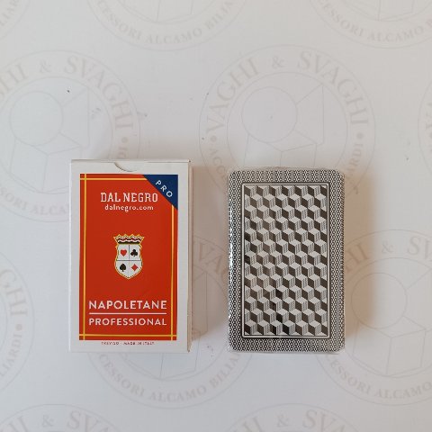CARTE NAPOLETANE DAL NEGRO N° 82 PRO ASTUCCIO ROSSO