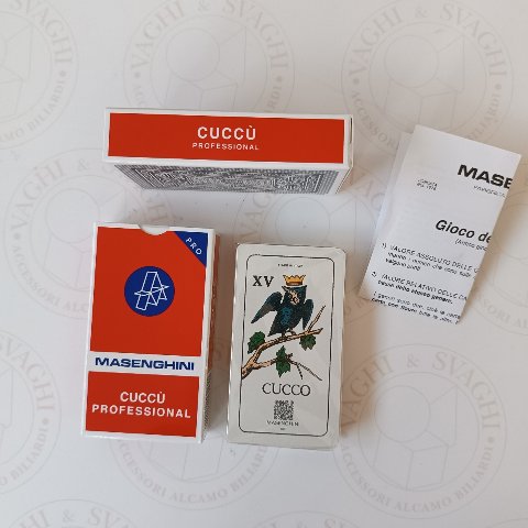 CARTE DA GIOCO MASENGHINI CUCCU' PLASTICA