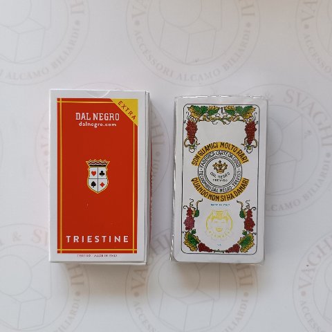 CARTE DA GIOCO DAL NEGRO TRIESTINE N. 92 EXTRA