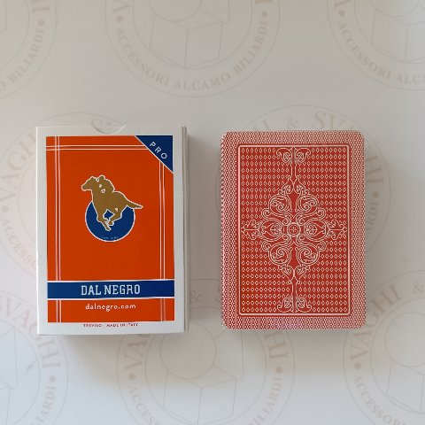 CARTE POKER DAL NEGRO SAN SIRO A1 ROSSO  PRO
