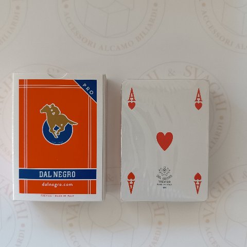 CARTE POKER DAL NEGRO SAN SIRO A1 ROSSO  PRO