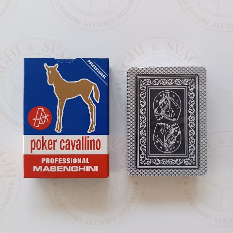 CARTE POKER MASENGHINI CAVALLINO ORO BLU