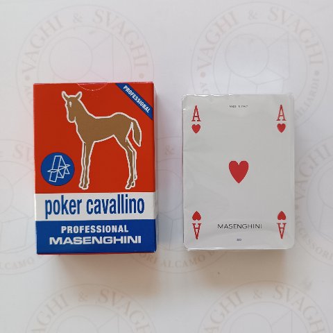 CARTE POKER MASENGHINI CAVALLINO ORO ROSSO