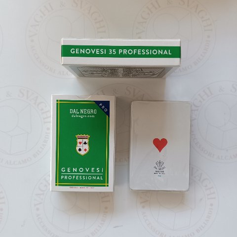 CARTE DA GIOCO DAL NEGRO GENOVESI DA 36 N. 35 PRO