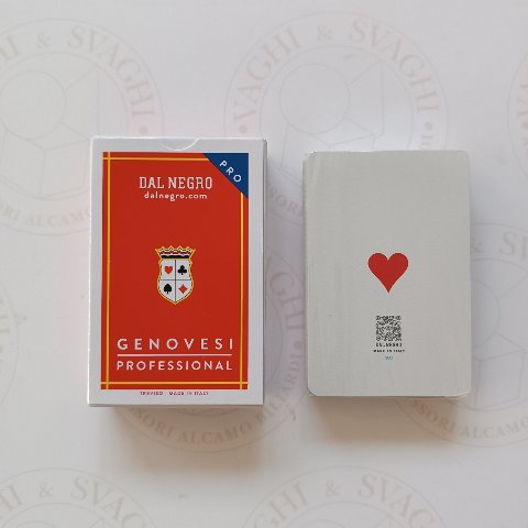 CARTE DA GIOCO DAL NEGRO GENOVESI DA 40 N. 35 PRO