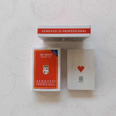 CARTE DA GIOCO DAL NEGRO GENOVESI DA 40 N. 35 PRO