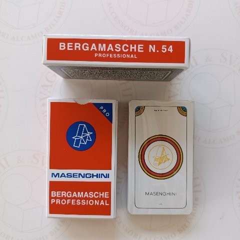 CARTE DA GIOCO MASENGHINI BERGAMASCHE N. 54 PRO