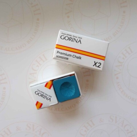 GESSO DA 2 CUBETTI BLU GORINA PREMIUM CHALK