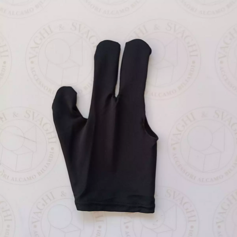 GUANTO DA BILIARDO MANO SX - MANO DX KOREA MISURA MEDIO COLORE NERO A  3 DITA