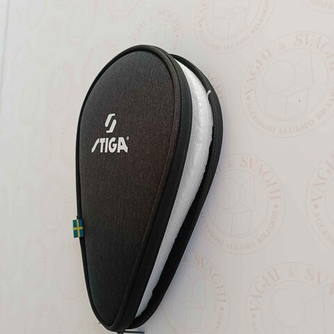 CUSTODIA PER RACCHETTA DA PING PONG STIGA RIVAL ECO NERA