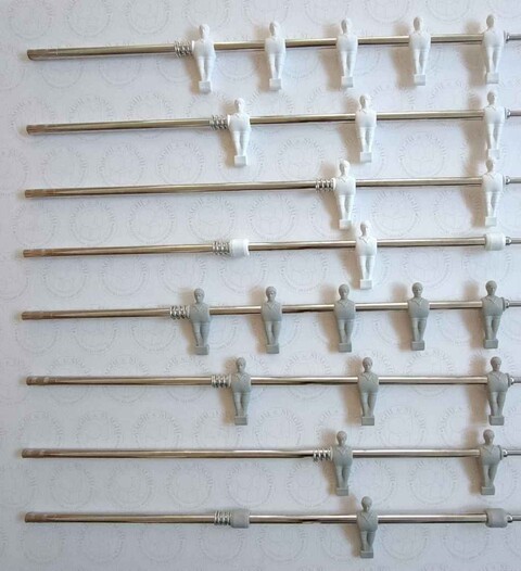 SERIE ASTE ESTERNE GARLANDO OMETTI BIANCO/ GRIGIO