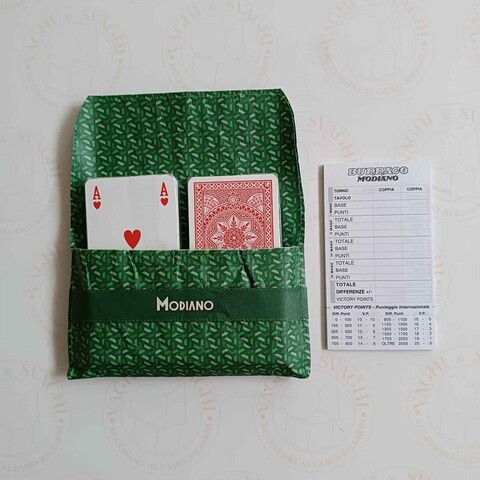 CARTE BURRACO MODIANO ASTUCCIO IN CARTA LAVABILE