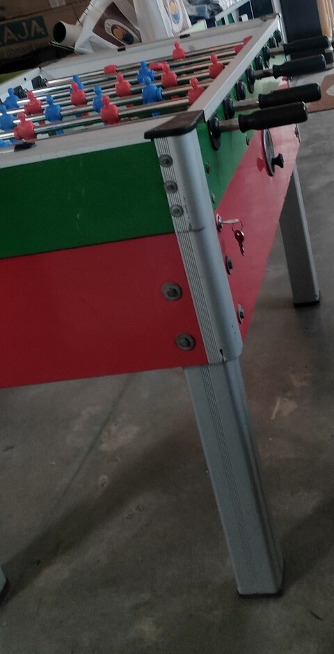 CALCIO BALILLA USATO ROBERTO SPORT NEW CAMP VERDE- ROSSO