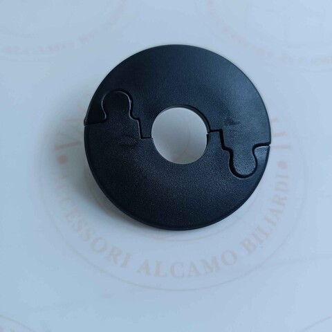 FLANGIA CON PERNI PER BOCCOLA A SFERA  (DIAM 16 MM) GARLANDO 20 MM COLORE NERA