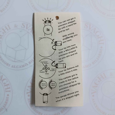 RASCHIETTO WILLIARDS DIME RADIUS