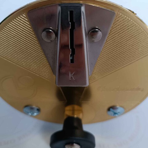 GETTONIERA PER CALCIO BALILLA GARLANDO IN LAMIERA PER GETTONI KING