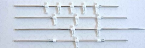 SERIE ASTE USCENTI GARLANDO DIAM.16 MM  OMINI BIANCHI