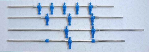 SERIE ASTE USCENTI GARLANDO DIAM 16 MM OMINI BLU