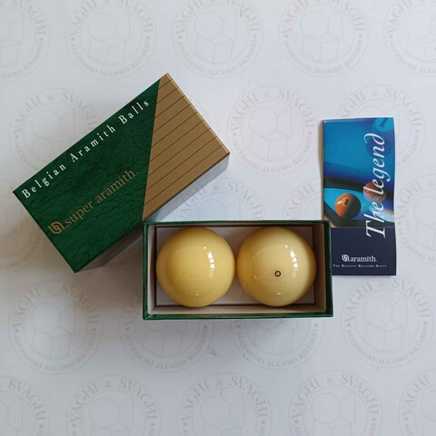 BILIE  SET ITALIANA SUPER ARAMITH DIAM 68 MM CON PUNTINO