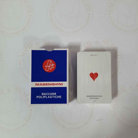 CARTE BACCARA' 75 DORSO BLU MASENGHINI