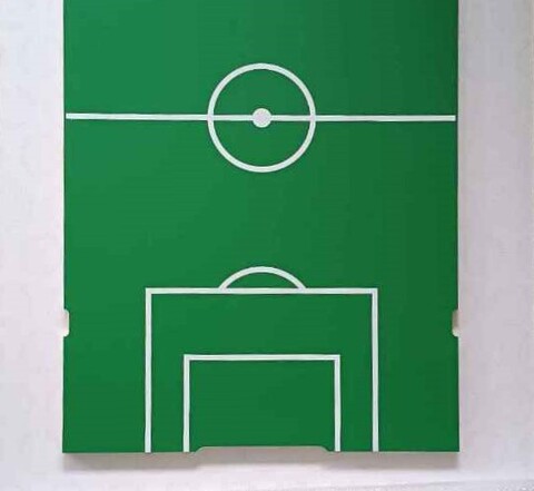 CAMPO GIOCO IN LAMINATO PER CALCIO BALILLA GARLANDO PER MIS.1225 X 722 X 20 MM.