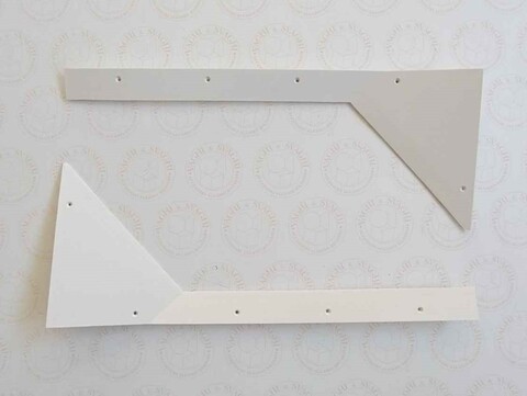 FERMAVETRO BIANCO ROBERTO SPORT MODELLO 90 SET 2 PEZZI