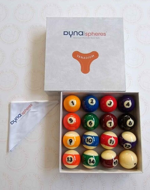 BILIE SET POOL VANADIUM DYNASPHERES 5M DIAM. 57,2 MM.