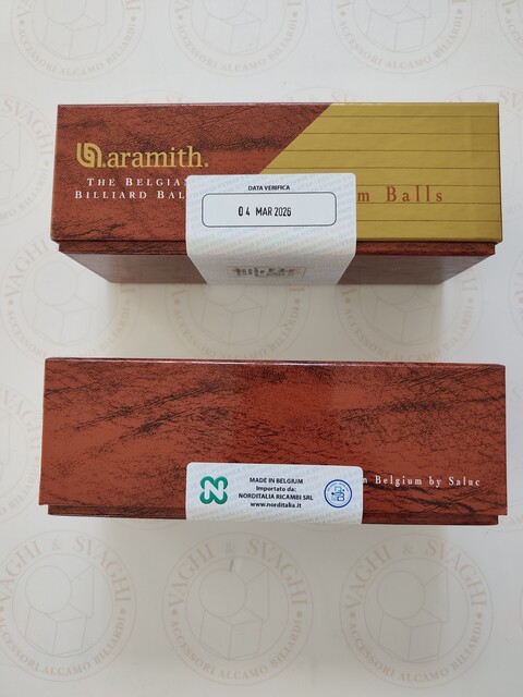 BILIE SET 5/9 BIRILLI SUPER ARAMITH TOURNAMENT DIAM. 61,5 OMOLOGATI