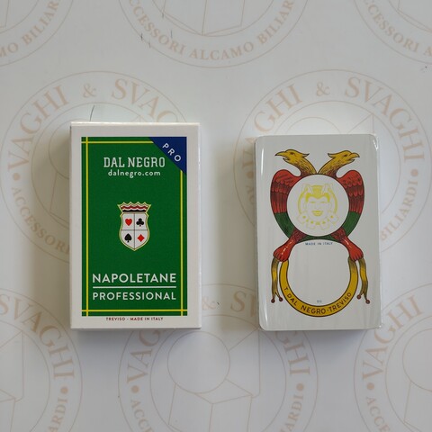CARTE NAPOLETANE DAL NEGRO N° 81 PRO ASTUCCIO VERDE