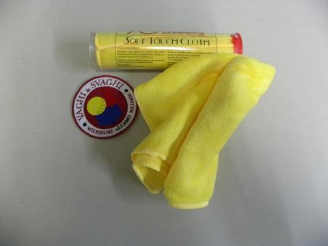 PANNO PER PULIZIA LONGONI COLORE GIALLO SOFT TOUCH