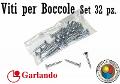 SERIE VITI PER BOCCOLE GARLANDO SET 32 PZ.